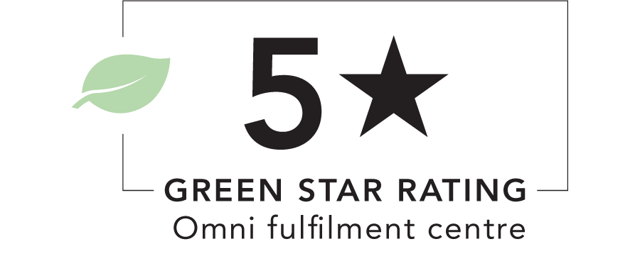 5 Star Green Star Rating - Omni fulfilment centre